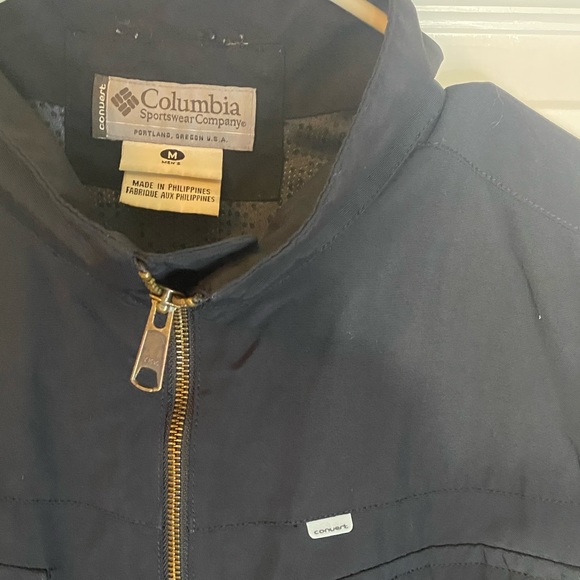 Men’s Columbia Size Medium Navy Blue Lightweight Jacket - Picture 11 of 13